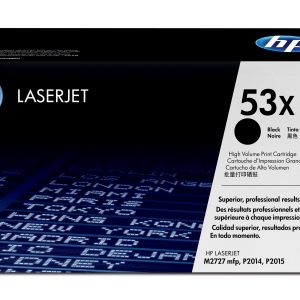 HP Cartucho de tóner original LaserJet 53X de alta capacidad negro