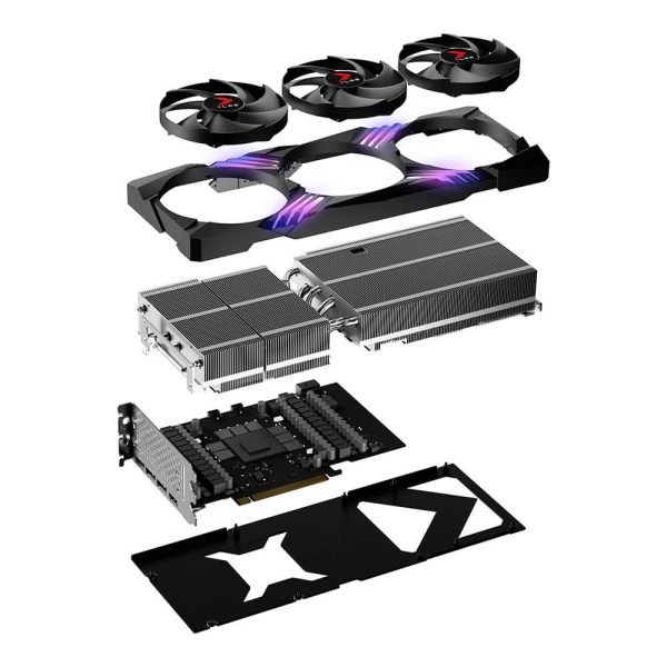 PNY GeForce RTX™ 4080 SUPER 16GB OC ARGB TF NVIDIA GeForce RTX 4080 SUPER GDDR6X - Imagen 4