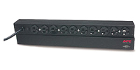 APC Basic Rack 1.8kVA unidad de distribución de energía (PDUs) Negro