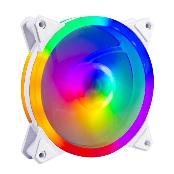 Balam Rush EX30W Gabinete de la computadora Ventilador 12 cm Blanco - Imagen 2