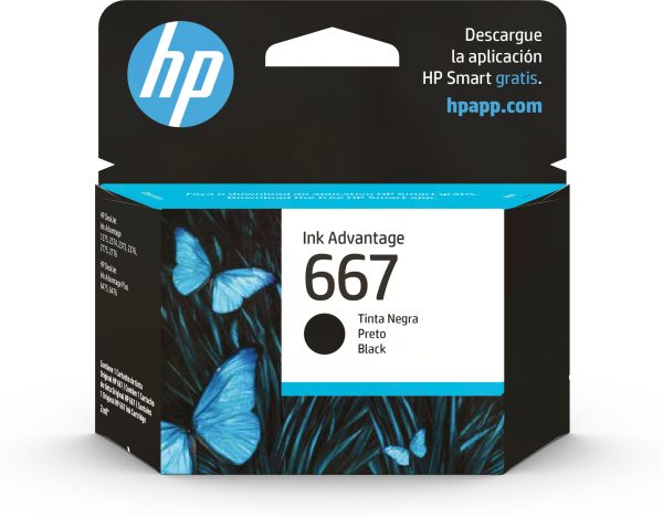 HP Cartucho de tinta Original Ink Advantage 667, negro - Imagen 4