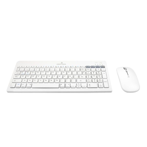 Perfect Choice PC-201380 teclado Ratón incluido Universal RF inalámbrico + bluetooth Blanco - Imagen 2