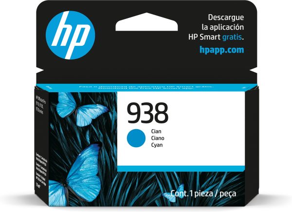 HP Cartucho de tinta cian original 938 - Imagen 2
