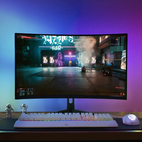 Balam Rush BR-938631 monitor de computadora 68.6 cm (27") 1920 x 1080 Pixeles Full HD LCD Negro - Imagen 2