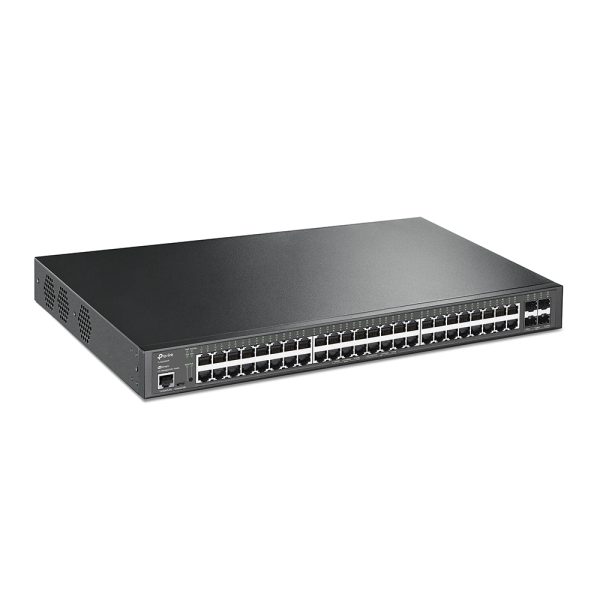 TP-Link JetStream TL-SG3452XP dispositivo de redes Gestionado L2+ Gigabit Ethernet (10/100/1000) Energía sobre Ethernet (PoE) 1U Negro - Imagen 3