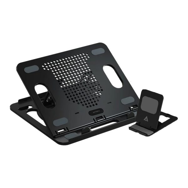 Acteck AC-936170 soporte para laptop Soporte para computadora portátil Negro 40.6 cm (16")