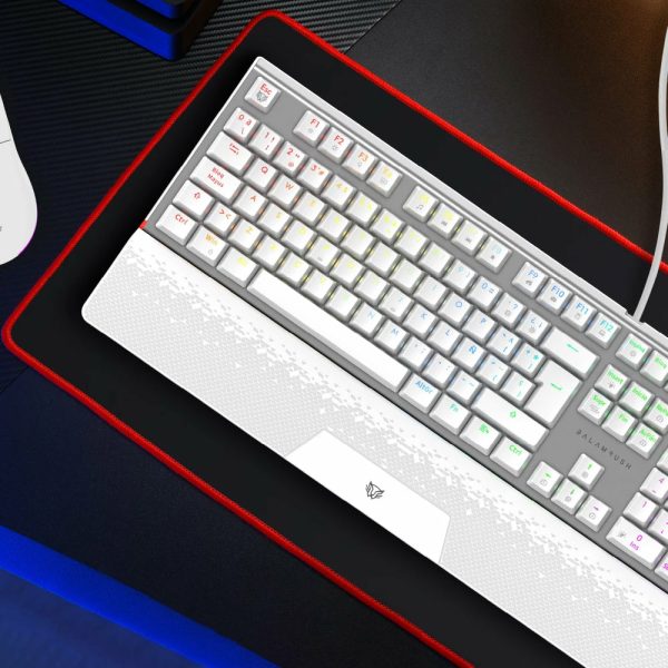 Balam Rush BR-936798 teclado Juego USB Blanco - Imagen 2