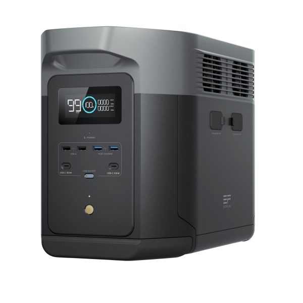 EcoFlow DELTA 2 MAX estación de carga portátil Fosfato de hierro-litio (LiFePo4) 2400 W 23 kg - Imagen 2
