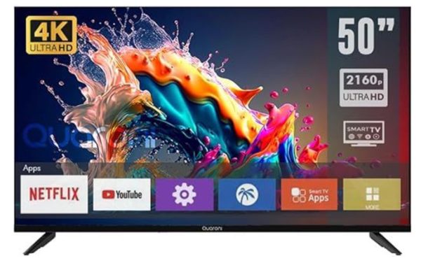 Quaroni Q50N24 Televisor 127 cm (50") 4K Ultra HD Smart TV Wifi Negro