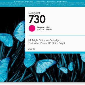 HP Cartucho de tinta DesignJet 730 magenta de 300 ml