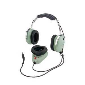 David Clark H3312 audífono y auriculare Auriculares Alámbrico Diadema Aviación/Control de tráfico aéreo Verde