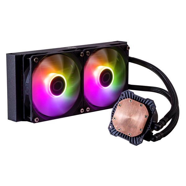 Cooler Master MasterLiquid 240L Core ARGB Procesador Kit de enfriamiento líquido 12 cm Negro - Imagen 2