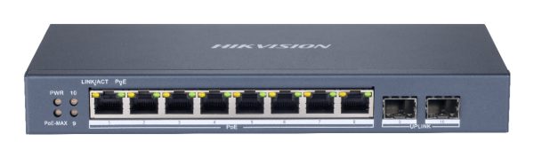 Hikvision DS-3E1510P-EI switch Gestionado Gigabit Ethernet (10/100/1000) Energía sobre Ethernet (PoE) Gris