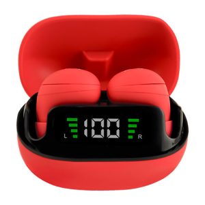 Perfect Choice PC-117087 audífono y auriculare Auriculares True Wireless Stereo (TWS) Intra auditivo Música USB Tipo C Bluetooth Rojo
