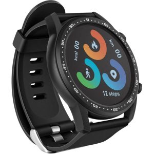 Steren SW-300 reloj inteligente y deportivo 3.3 cm (1.3") Digital Pantalla táctil Negro