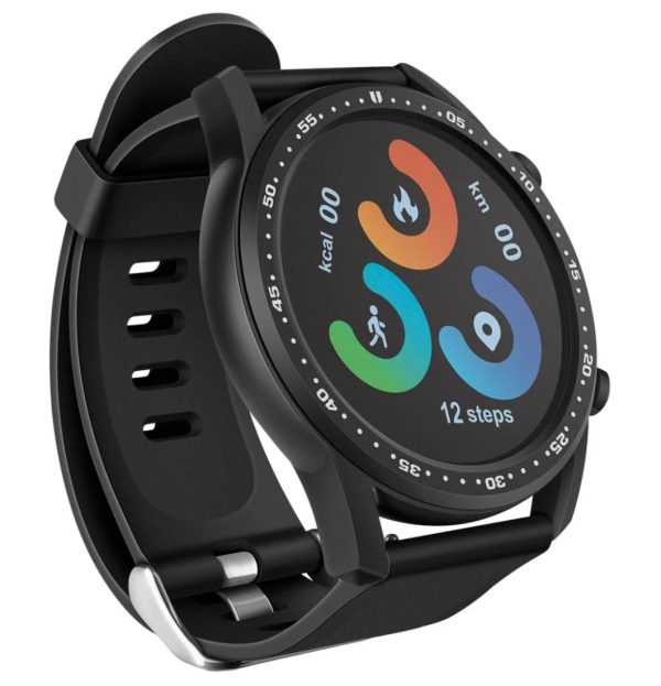 Steren SW-300 reloj inteligente y deportivo 3.3 cm (1.3") Digital Pantalla táctil Negro