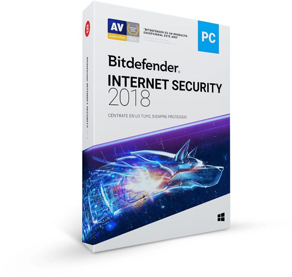 Bitdefender Internet Security 2018, 1Y, 3U, MX Seguridad antivirus Español 3 licencia(s) 1 Año(s)