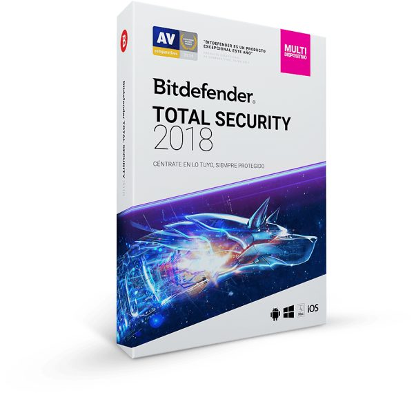 Bitdefender Total Security 2018, 1Y, 5U, MX Seguridad antivirus Español 5 licencia(s) 1 Año(s)