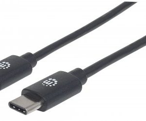 Manhattan 354868 cable USB USB 2.0 0.5 m USB C Negro