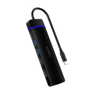 Acteck Gate 8V DH676 USB 3.2 Gen 1 (3.1 Gen 1) Type-C 10200 Mbit/s Negro