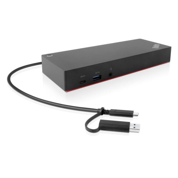 Lenovo ThinkPad Hybrid USB-C with USB-A Dock Alámbrico USB 3.2 Gen 2 (3.1 Gen 2) Type-C Negro - Imagen 2