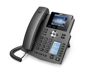 Fanvil X4 teléfono IP Negro 4 líneas LCD