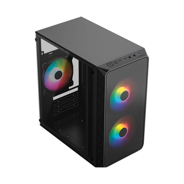 Acteck Doom Pro Crystal GI730 Mini Tower Negro 600 W - Imagen 3