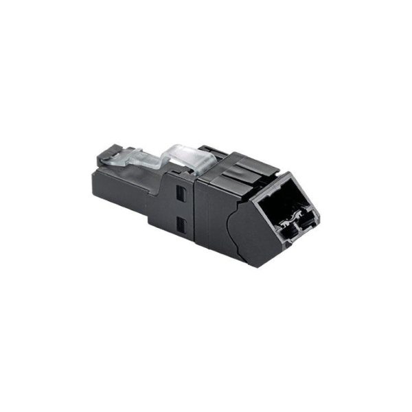Panduit FPUD6X88MTG cambiadores de género de cables RJ-45 TX6A Negro - Imagen 3