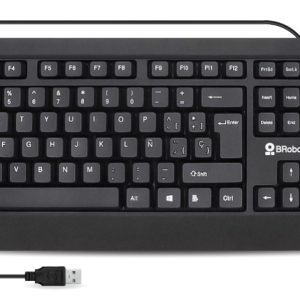 BRobotix 6007181 teclado Universal QWERTY Inglés Negro