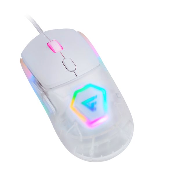 Game Factor MOG530-WH ratón Juego Ambidiestro USB tipo A 12000 DPI - Imagen 2