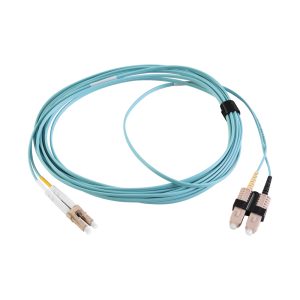Siemon FJ2-LCSC5L-02AQ cable InfiniBand y de fibra óptica 2 m LC SC Color aguamarina