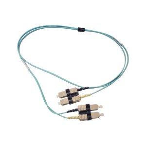 Siemon FJ2-SCSC5L-01AQ cable InfiniBand y de fibra óptica 1 m SC OFNR Color aguamarina
