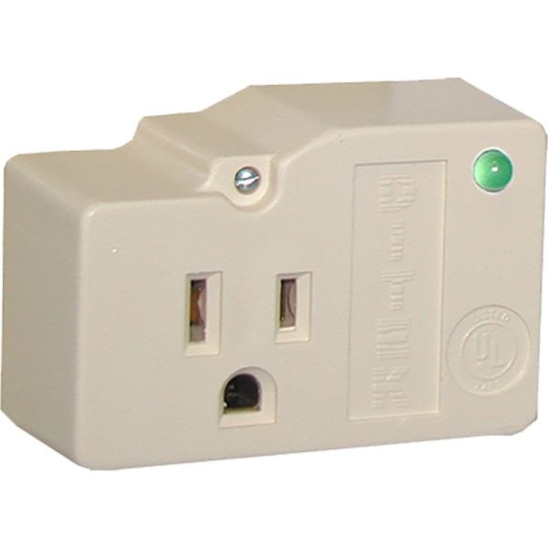 Ditek DTK-1F supresor de picos Beige 1 salidas AC 110-120 V - Imagen 2