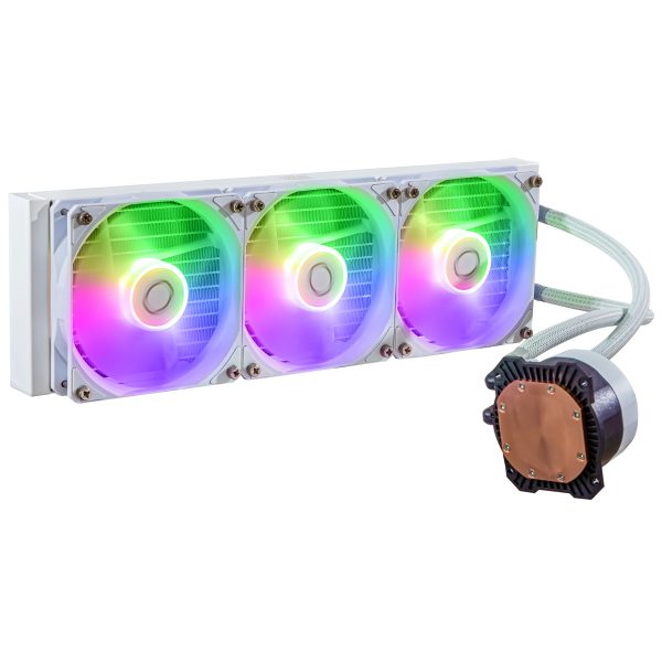 Cooler Master MasterLiquid 360L Core ARGB White Procesador Kit de enfriamiento líquido 12 cm Blanco - Imagen 2