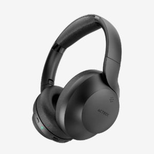 Acteck Audífonos Inalámbricos Bluetooth Over Ear Zyon Pro HP665 Elite Series - Auriculares Inalámbrico Diadema Llamadas/Música USB Tipo C Negro