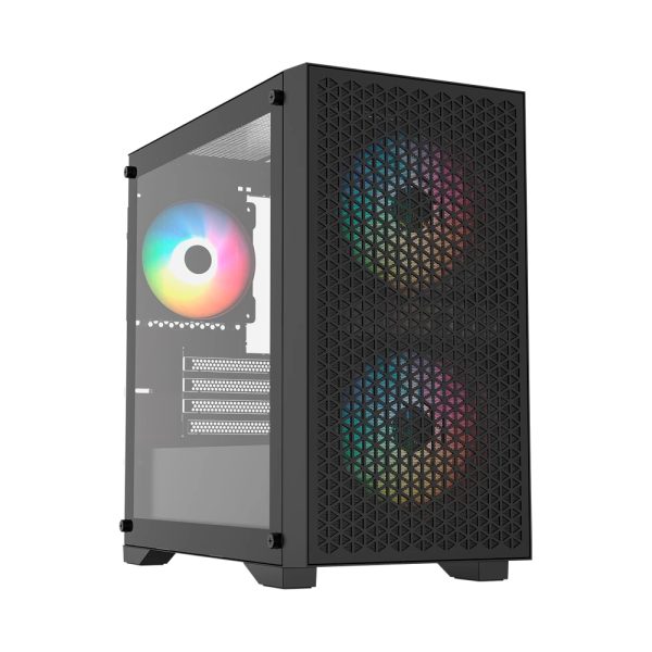 Balam Rush Carbono Aircool 4000A Mini Tower Negro
