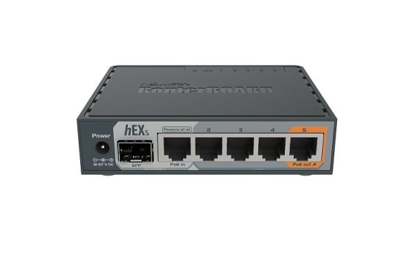 Mikrotik hEX S enrutador Gigabit Ethernet Negro
