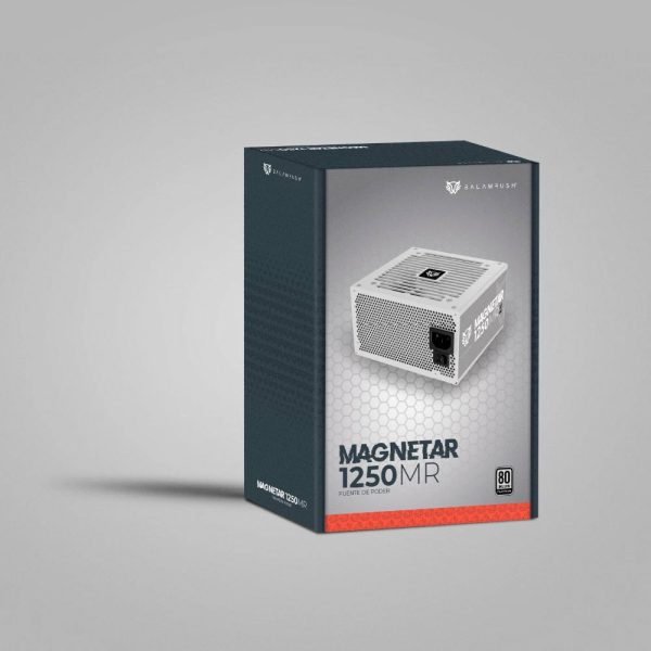 Balam Rush Magnetar 1250MRW unidad de fuente de alimentación 1250 W 24-pines ATX ATX Blanco - Imagen 4