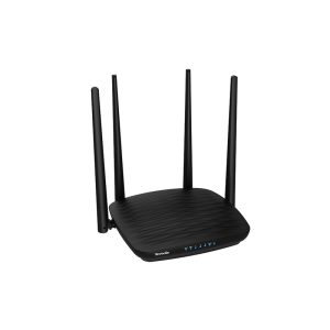 Tenda AC5 1200MBPS DUAL-BAND ROUTER router inalámbrico Ethernet rápido Doble banda (2,4 GHz / 5 GHz) Negro