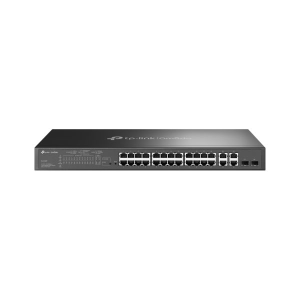 TP-Link Omada SL2428P dispositivo de redes Gestionado L2 Fast Ethernet (10/100) Energía sobre Ethernet (PoE) 1U Negro - Imagen 2