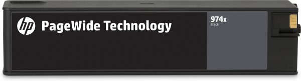 HP Cartucho original PageWide 974X de alta capacidad negro