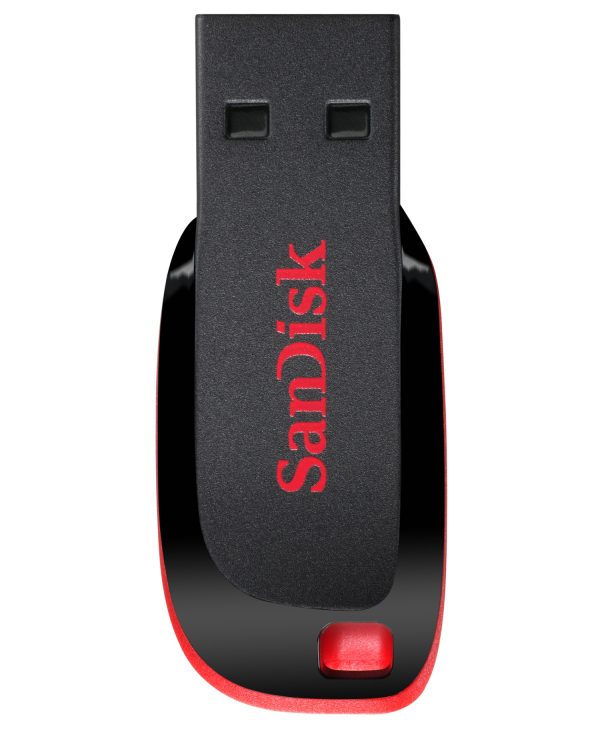 SanDisk Cruzer Blade unidad flash USB 64 GB USB tipo A 2.0 Negro, Rojo