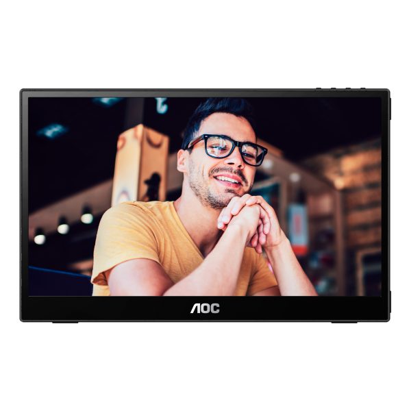 AOC 16T3E monitor de computadora 39.6 cm (15.6") 1920 x 1080 Pixeles Negro - Imagen 2