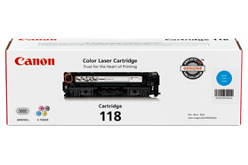 Canon Cartridge 118 Cyan cartucho de tóner Original Negro, Cian, Magenta, Amarillo