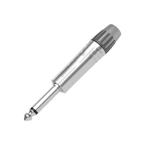 Seetronic MP2X conector 1/4" slim mono plug Plata