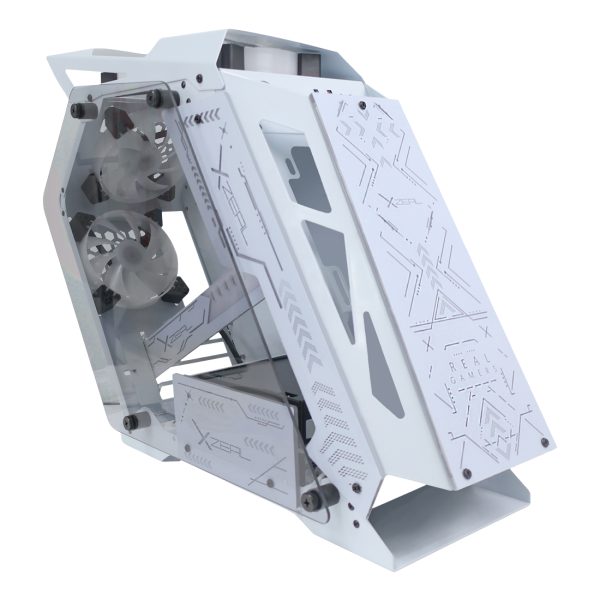XZEAL XZGAIRRGBW gabinete de computadora Escritorio Blanco - Imagen 2