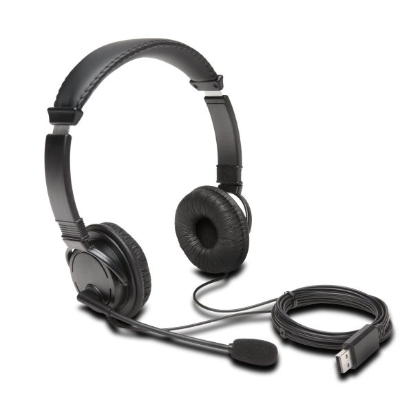 Kensington K97601WW audífono y auriculare Auriculares Alámbrico Diadema Llamadas/Música USB tipo A Negro - Imagen 3