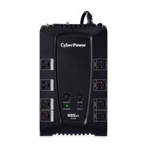 CyberPower CP685AVRG sistema de alimentación ininterrumpida (UPS) Línea interactiva 0.685 kVA 390 W 8 salidas AC