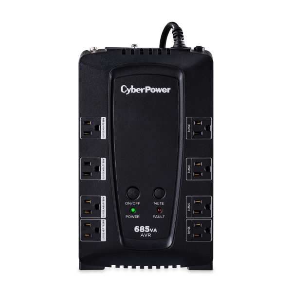 CyberPower CP685AVRG sistema de alimentación ininterrumpida (UPS) Línea interactiva 0.685 kVA 390 W 8 salidas AC