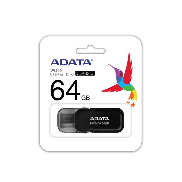 ADATA UV240 unidad flash USB 64 GB USB tipo A 2.0 Negro - Imagen 3
